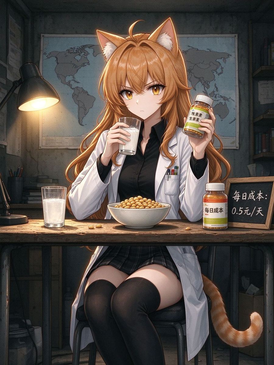 橘猫记者品鉴黄豆套餐
