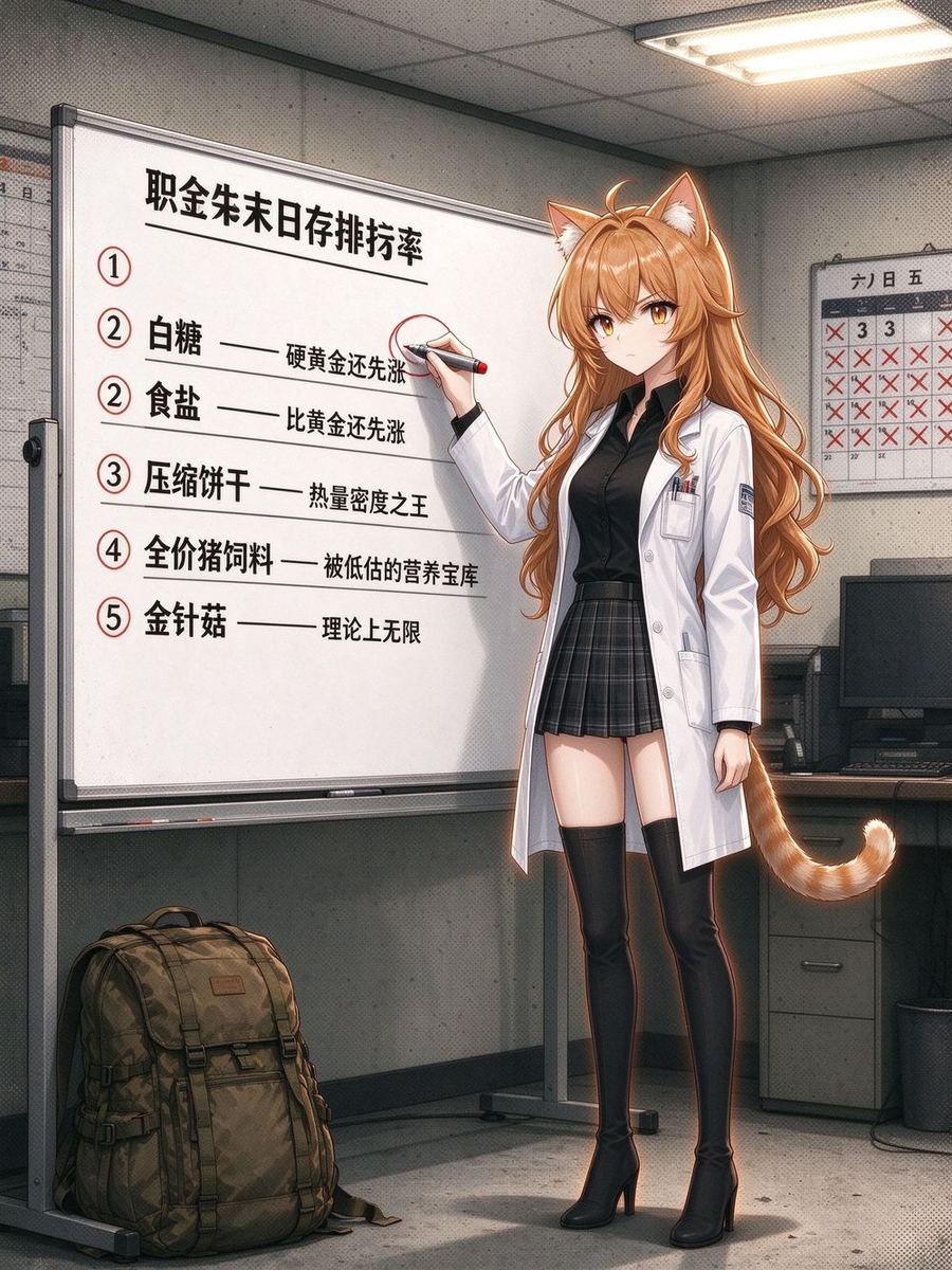 橘猫记者白板上的末日生存排行榜