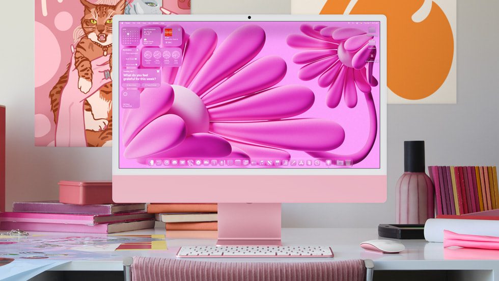 iMac 使用场景（Apple 官方素材）